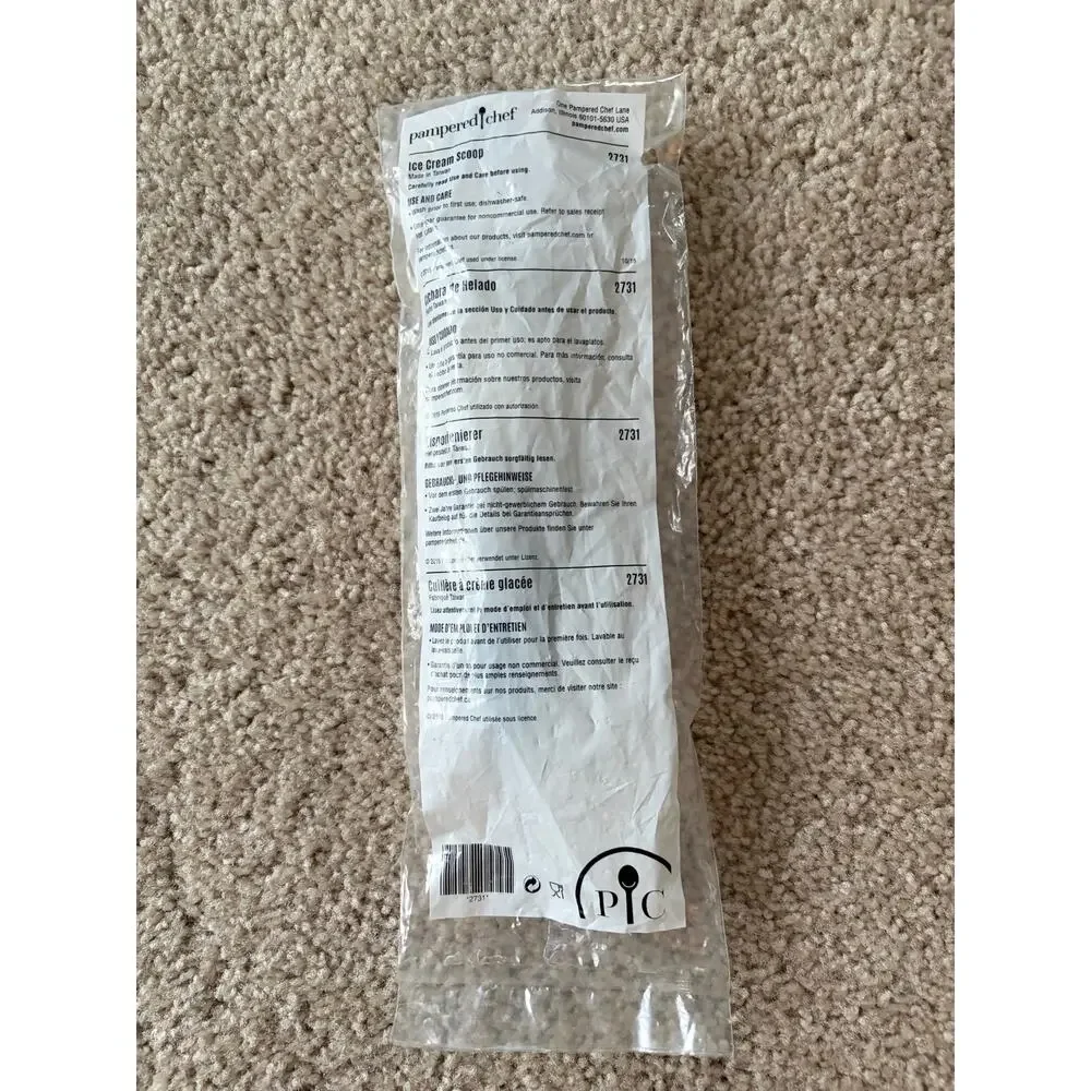 New pampered chef ice cream scoop